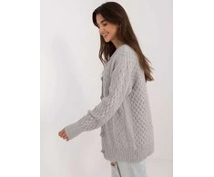 Wool Fashion Italia Megztinis-AT-SW-23525.21-pilkas