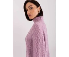 Wool Fashion Italia Megztinis - AT-SW-2355-2.19P - šviesiai violetinis