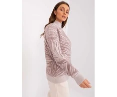 Wool Fashion Italia Megztinis-AT-SW-2357.96-šviesiai violetinis