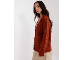 Wool Fashion Italia Megztinis-AT-SW-2358.31-tamsiai oranžinis