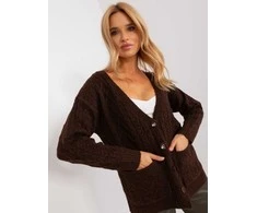 Wool Fashion Italia Megztinis-AT-SW-2358.31-tamsiai rudas