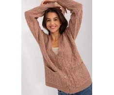 Wool Fashion Italia Megztinis-AT-SW-2358.31-šviesiai rudas