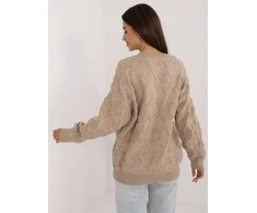 Wool Fashion Italia Megztinis-AT-SW-2361.61-smėlio spalvos