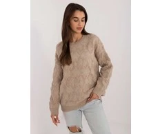 Wool Fashion Italia Megztinis-AT-SW-2361.61-smėlio spalvos