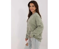 Wool Fashion Italia Megztinis-AT-SW-2361.61-pistacija