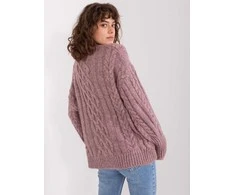 Wool Fashion Italia Megztinis-AT-SW-2363-2,30-violetinė