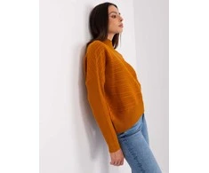Wool Fashion Italia Megztinis-AT-SW-2368.36X-šviesiai rudas