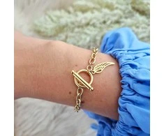 Eu Sandelis Auksinė riešo apyrankė su 14k auksu BST1440