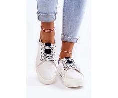 Balti suvarstomi Memory Foam System Sneakers Big Star bateliai