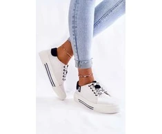 Balti suvarstomi Memory Foam System Sneakers Big Star bateliai