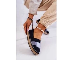 Big Star Juodos spalvos stilingos espadrilės