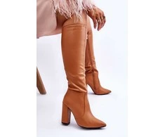 Boto Camel spalvos elegantiški ilgaauliai ant kulno