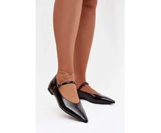 Boto Elegantiški bateliai su dirželiu