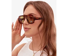Boto Moteriški akiniai nuo saulės su UV filtru Brown-Žalias