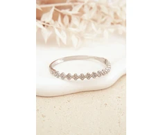 Boto Sidabrinis Women's Bracelet with Zirconia