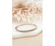 Boto Women's Bracelet With Small Zirconia Stainless Steel Sidabrinis