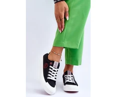 Cross Jeans juodi suvarstomi kokybiški bateliai