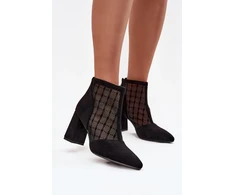 D&amp;A Moteriški elegantiški aukštakulniai aulinukai su tinkleliu