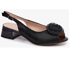 D&amp;A Moteriškos elegantiškos aukštos kokybės odinės basutės
