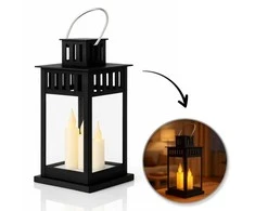 Eu Sandelis Dekoratyvinis LED žibintas su žvakės imitacija 8 x 15 cm - LAMP57CZ