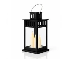 Eu Sandelis Dekoratyvinis LED žibintas su žvakės imitacija 8 x 15 cm - LAMP57CZ