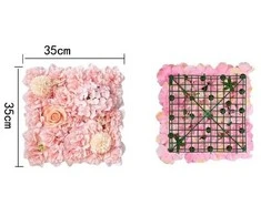 Eu Sandelis Dirbtinių gėlių sienelės plokštė 35cmx35cm WK02