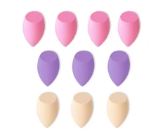 Eu Sandelis 10 makiažo kempinėlių rinkinys PASTEL VIOLET GB12
