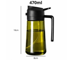 Eu Sandelis Buteliukas, alyvuogių aliejaus purškiklis, aliejaus dozatorius, 470 ml POJ12