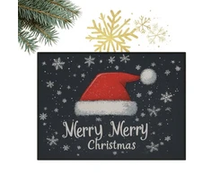 Eu Sandelis Durų kilimėlis LINKSMŲ KALĖDŲ - MERRY CHRISTMAS 60x90cm DYW15