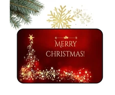 Eu Sandelis Durų kilimėlis LINKSMŲ KALĖDŲ - MERRY CHRISTMAS 60x90cm DYW14