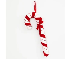 Eu Sandelis Kalėdinė dekoracija, eglutės žaisliukas - didelis raudonas saldainis 33cm BSN75