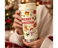 Eu Sandelis Kalėdinis termo puodelis 520 ml, MERRY CHRISTMAS CUP34