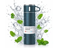 Eu Sandelis Kelioninis nerūdijančio plieno termosas su puodeliu, 500ml BD65GRAN