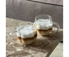 Eu Sandelis Puodelis su banguotomis sienelėmis ir ąsele 425 ml 1vnt SZK203