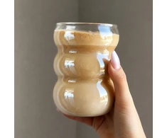 Eu Sandelis Stiklinė su burbuliukais, karštiems ir šaltiems gėrimams 550 ml SZK202