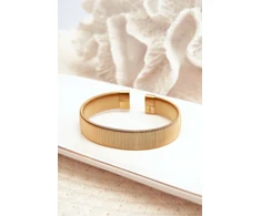 Glam Chic Elastic Women's Stainless Steel Bracelet Gold