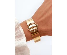 Glam Chic Women's Bracelet with Decoration Stainless Steel Gold