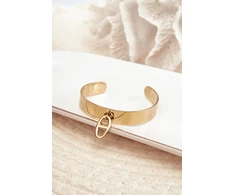 Glam Chic Women's Bracelet with Decoration Stainless Steel Sidabrinis