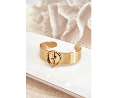 Glam Chic Women's Bracelet with Decoration Stainless Steel Gold