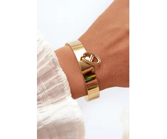 Glam Chic Women's Bracelet with Decoration Stainless Steel Sidabrinis
