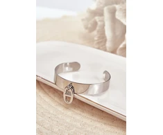 Glam Chic Women's Bracelet with Decoration Stainless Steel Sidabrinis