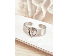 Glam Chic Women's Bracelet with Stainless Steel Decoration Sidabrinis