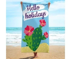 Eu Sandelis HELLO HOLIDAYS stačiakampis paplūdimio rankšluostis 150x70 REC54WZ2