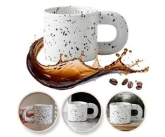 Eu Sandelis Keraminis stilingas puodelis su rankena 300 ml Matinis CUP19