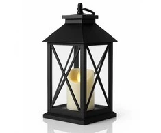 Eu Sandelis LED dekoratyvinis žibintas su žvakės imitacija 14 x 30 cm - LAMP56WZ1