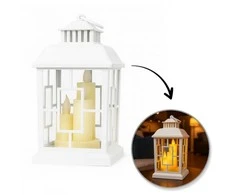 Eu Sandelis LED dekoratyvinis žibintas su žvakių imitacija 12 x 23 cm - LAMP54WZ3