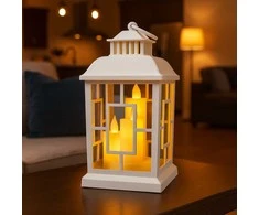 Eu Sandelis LED dekoratyvinis žibintas su žvakių imitacija 12 x 23 cm - LAMP54WZ3