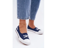 Lee Cooper Moteriški mėlyni medžiaginiai bateliai