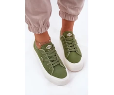 Lee Cooper Pavasariški žali suvartomi bateliai ant platformos