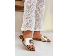 Lewski Shoes Odinės basutės su puošmena ant plokščio kulno